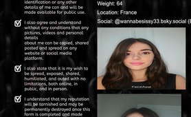 My Public Exposure Agreement